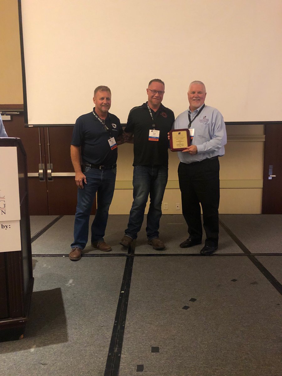 jimhowe13's tweet image. Proud to accept this NDA safety award on behalf of #geotechnology safety is one of our core values and are staff are committed to the safe execution of our work everyday. Thanks to all of our staff!