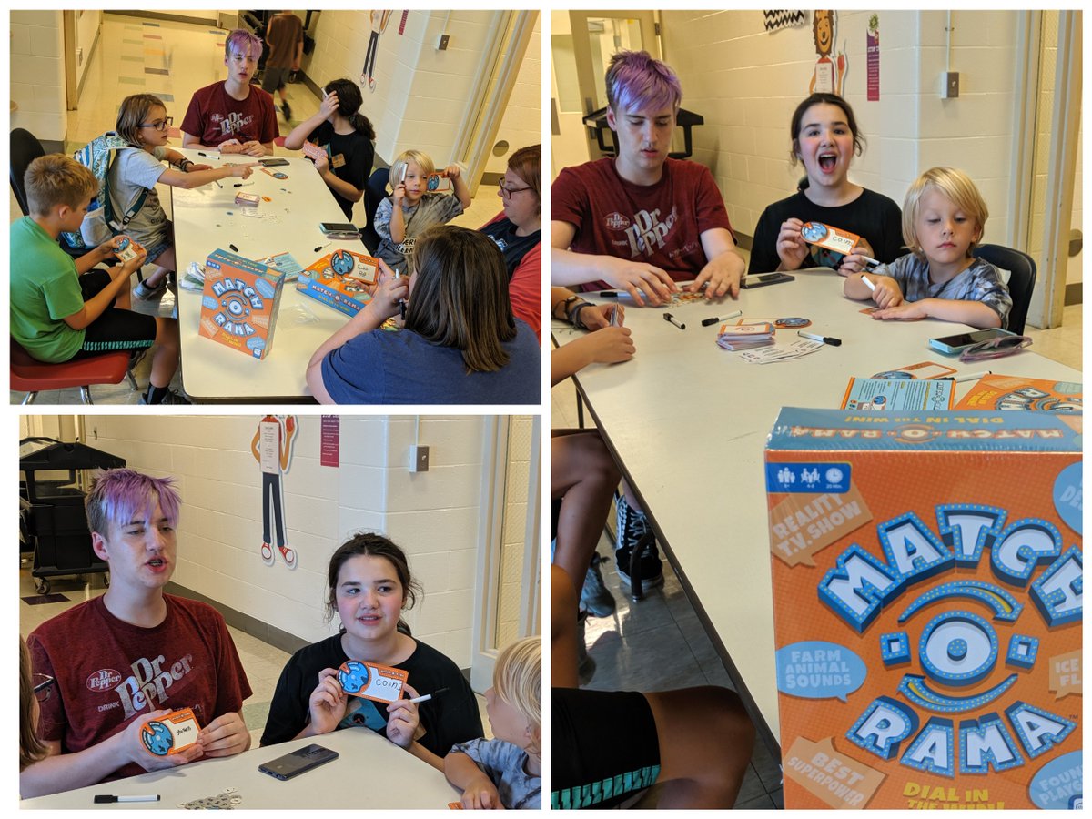 amls731's tweet photo. We had so much fun learning a new game - Match-o-rama!  Thank you @tryazon !
#tryazon #theop #matchorama #newgames #havingfun https://t.co/ytXckOZRs9