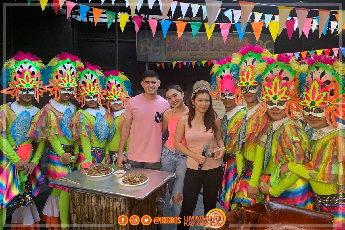 ukgdos's tweet photo. Issa lechon overload Friday!!! 😋 Siguradong matatakam ang lahat dahil dumayo ang #UKGSquad na sina Martin, Roxy, and Pat sa Lechon Capital of the Philippines sa La Loma, Quezon City! 🐷🐖 https://t.co/SuuFIWtN5w