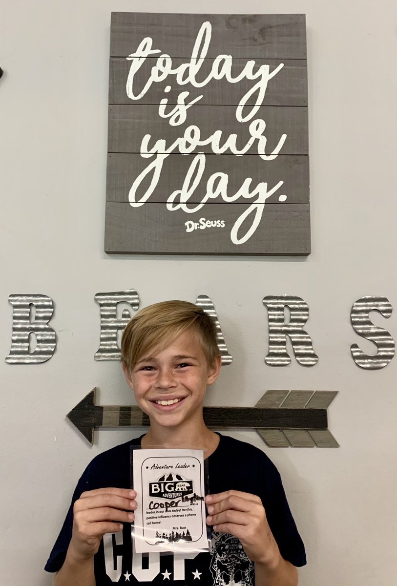 HeritageBears's tweet photo. A positive shout out to Cooper and Kaden for being nominated for an Adventure Leader recognition!  Good job gentlemen!  #BigBearAdventures #wsdinfo https://t.co/odK1AI0jRd