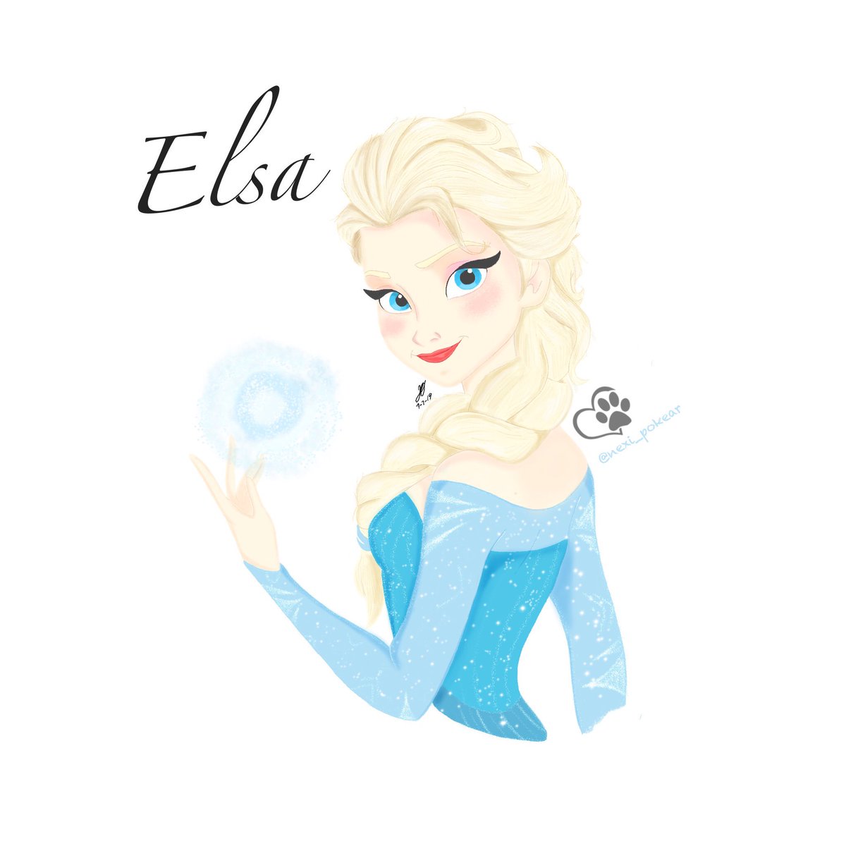 nexi_pokeart's tweet photo. The new Frozen looks interesting. Will show more about Elsa’s powers. Who is excited. #DisneyPlus #disneyprincess #Frozon2 #Disney #disneyart #Procreate #ArtistOnTwitter #AnimationIsFilm https://t.co/MgD8T2e8vM