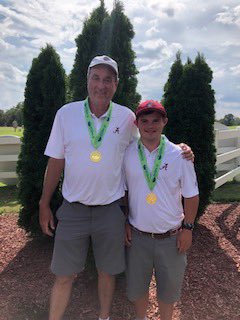 👏🏻 to Les Holcombe (head pro at Turtle Point) and his son Pryce for winning the <a href="/SpecialOlympics/">Special Olympics</a> North America Golf Championship this week in Nashville, TN. Way to go!