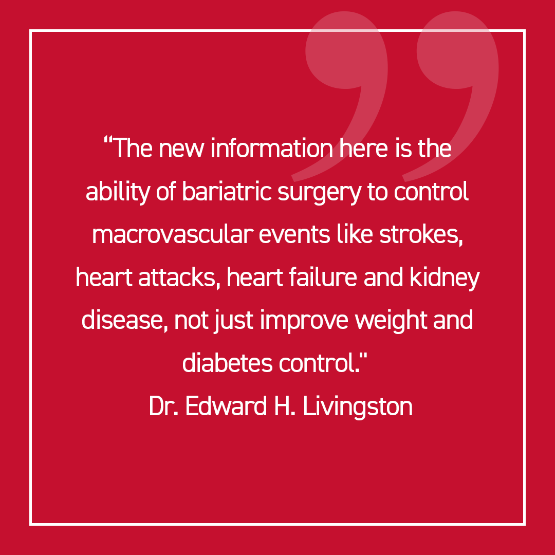 A new study published in the medical journal JAMA suggests that bariatric surgery may also have other significant health benefits, cutting the overall risk of serious cardiovascular events and premature death by almost half. #type2diabetes