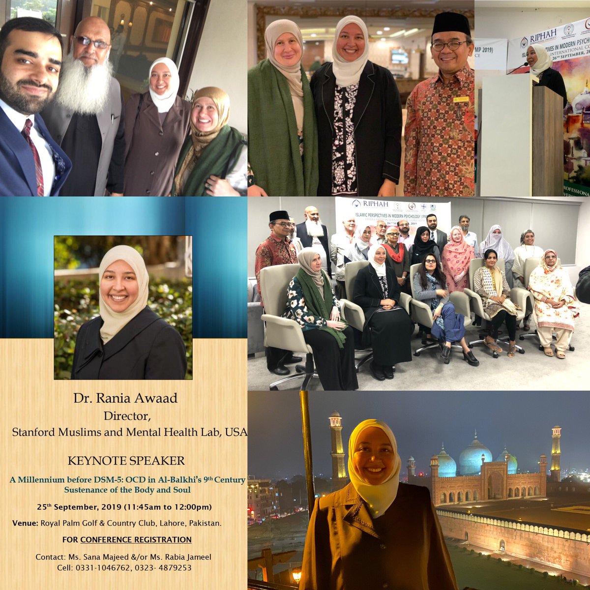 DrRaniaAwaad's tweet photo. Shukriya to my lovely hosts @ICIPPOfficial in Lahore! Can't wait for the next annual international #islamicpsychology conference... look out for Indonesia next year!  

Now- Istanbul bound 🌷 https://t.co/6011BYPxDQ