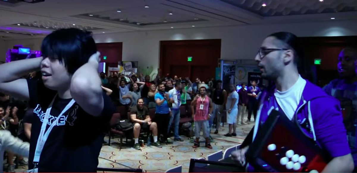 FirstAttackPR's tweet photo. If there is one thing you can always count on at #FirstAttack, it has to be watching amazing sets!
Check out this #FA2015 gem from #UMVC3 Grand Finals between @NYChrisG vs Takumi !
Enjoy!
Crowd Reaction
https://t.co/HiwMpgNwGU
Full set:
https://t.co/eLXhZvfg07 https://t.co/dNx5SWHFCd
