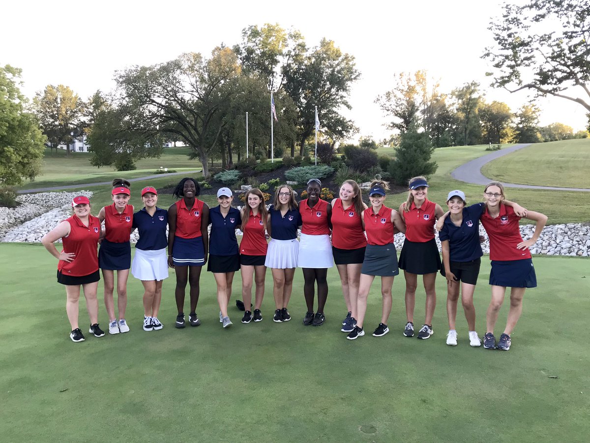 lhsgolfgirls's tweet photo. Fun tri-match today with Troy and Washington. Thanks for hosting Trojans!!! Great TEAM effort pulling out a conference win against the Blue Jays! #teamwin #postgamefun #swinghardgoyard #uncommon https://t.co/Rye4dqDu7A