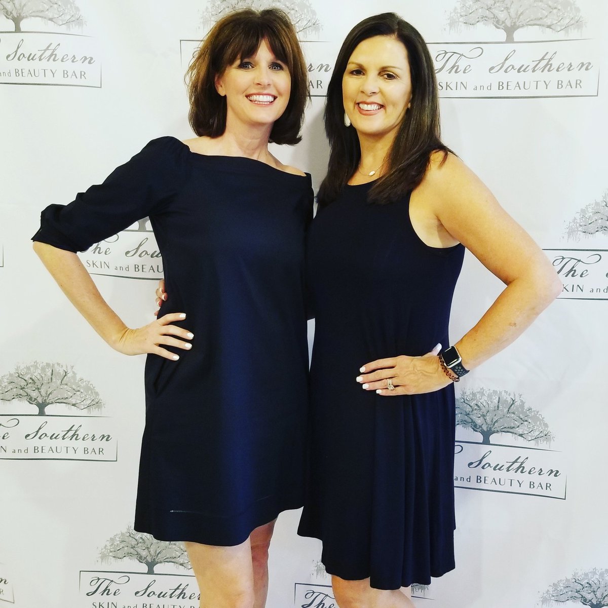 amylyle's tweet photo. @skedaddle74 This is me and my co-host @ginarina1 and we gained another sponsor for our show today! Im proud of our #hustle #intheburbs https://t.co/08pxx6tPuJ