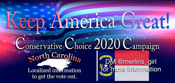 Crossbearer1956's tweet photo. NC Patriots we turned back the #LyingLiberals in NC9. That was our group's warmup for #2020War to re-elect TRUMP. Join us for the #BigFight #IFB #MAGA #Trump2020
@Crossbearer1956
@merlins_girl
@OneElvis
@LeighHobbit
@DaleDuffell
@MarianPhipps6
@FrankWh52022595 https://t.co/V4T9VU27Wu
