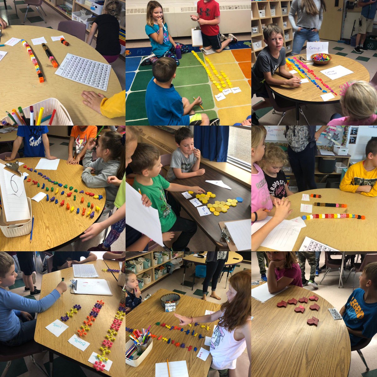 WESPrimaryPack's tweet image. Today our Gr. 2/3 and 3 classes created and explored growing patterns together! They really enjoyed the gallery walk and opportunity to identify other students pattern rule. #MrsKelly #MissJermey #wolvesmath @WoodvilleES @TLDSB
