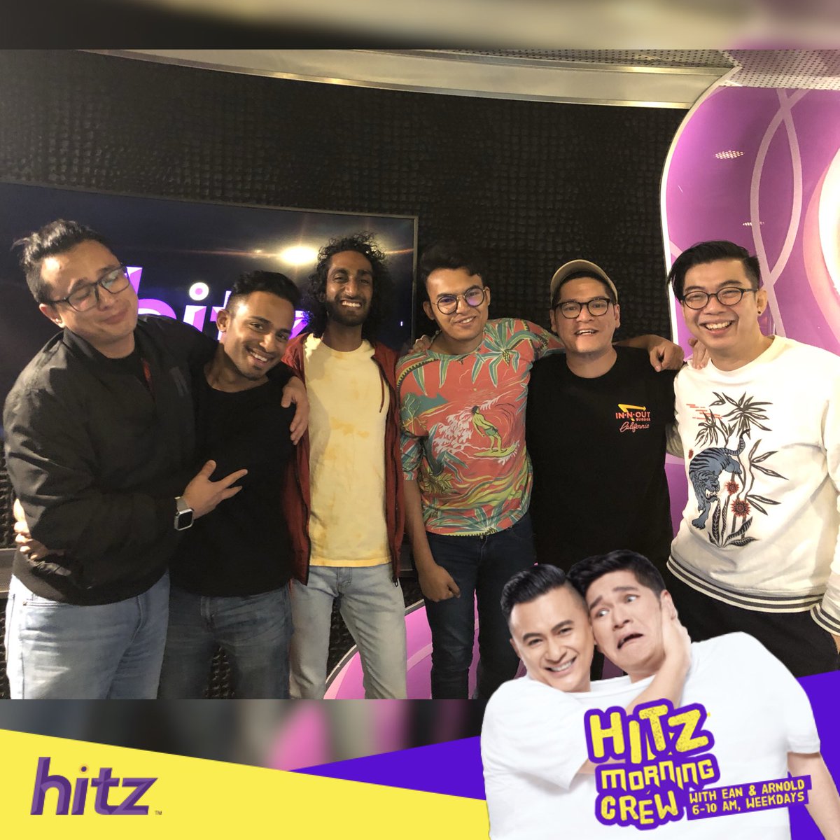 #PaperplanePursuit are here at the HITZ studio for the FINAL time! Tune in to catch them before they take their #FinalFlight! #HMCLive #HITZMorningCrew