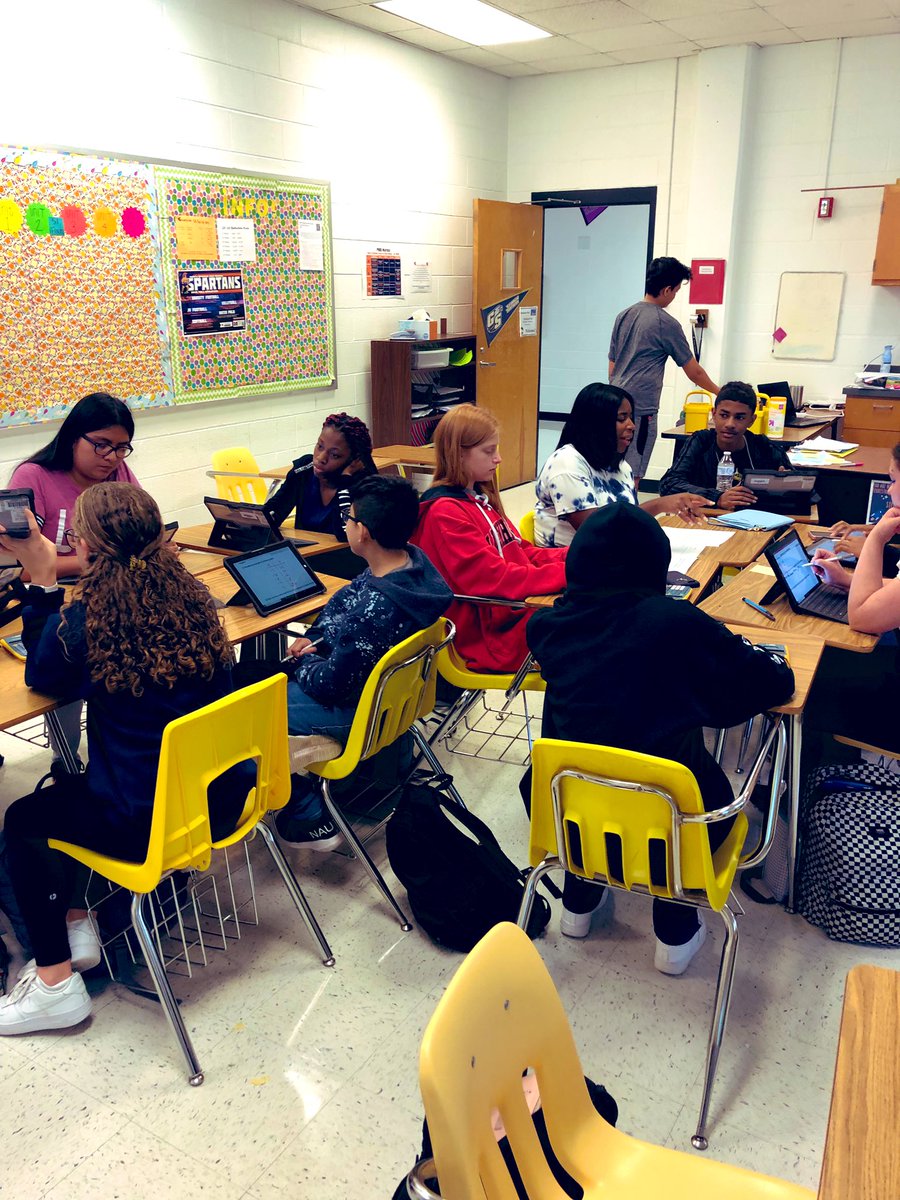 peet_ms's tweet image. Accelerated Algebra taught each other about comparing linear functions through a Jigsaw yesterday! #FreshSpartans23 #TalkingAboutMath @BPeytonNS @hansonmscott @KevinRo98947989