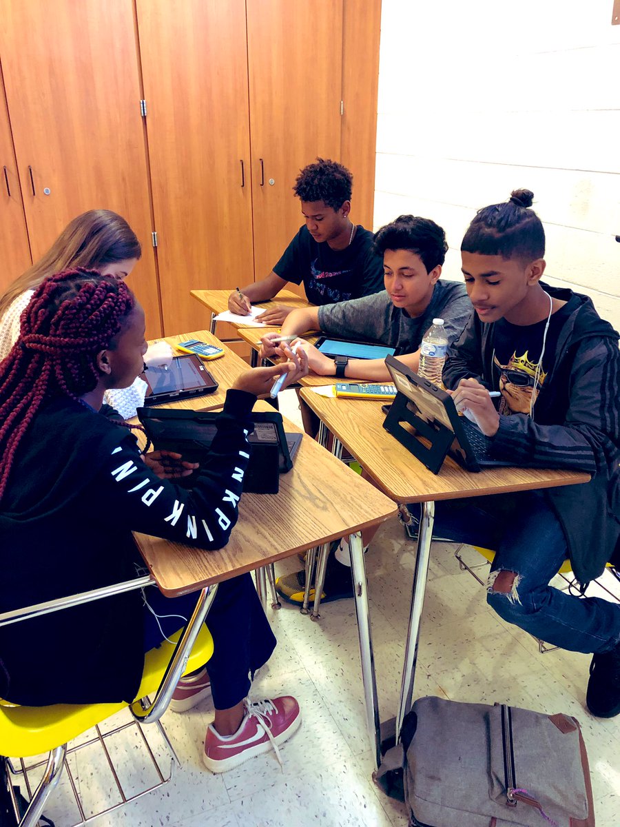 peet_ms's tweet image. Accelerated Algebra taught each other about comparing linear functions through a Jigsaw yesterday! #FreshSpartans23 #TalkingAboutMath @BPeytonNS @hansonmscott @KevinRo98947989