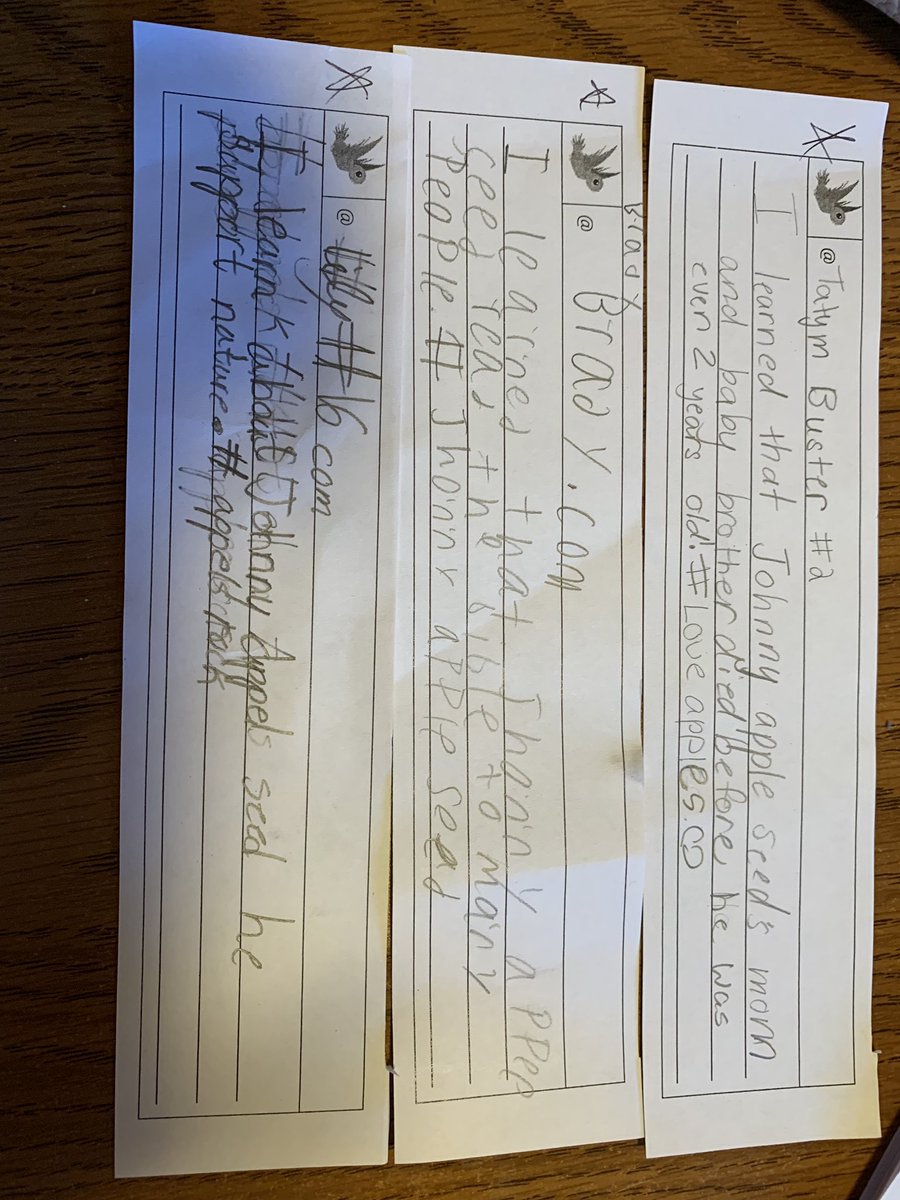 hpettit15's tweet photo. Celebrated Johnny Appleseed Day, we taste tested and graphed our favorite apples, read stories and tweeted what we learned, and enjoyed some Carmel apples!#HSTelem https://t.co/OxuhJf4pDF