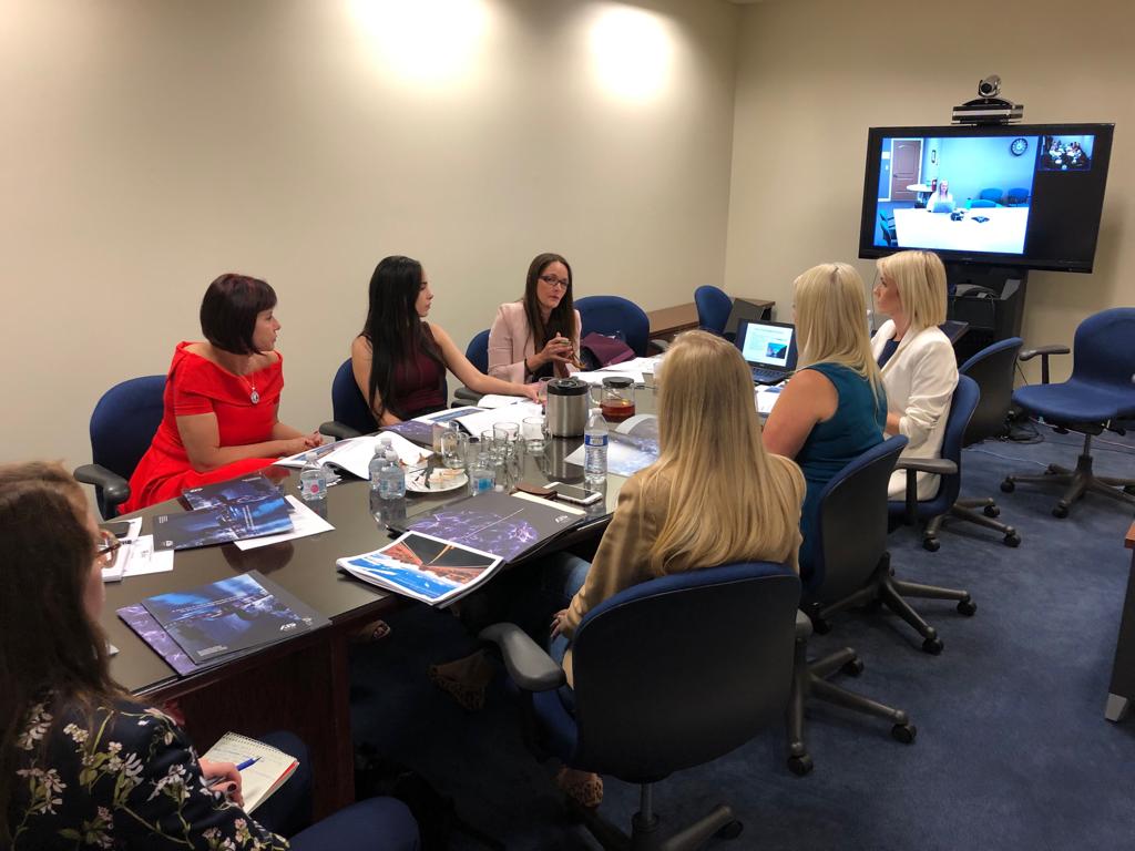 DiversifyNevada's tweet photo. Folks from our International Trade team and Business Development team met with business owners from Queensland, Australia, discussing opportunities to open businesses in Nevada. The group was part of a @WaterStart program working with innovative companies. https://t.co/K5DVhRH8H8