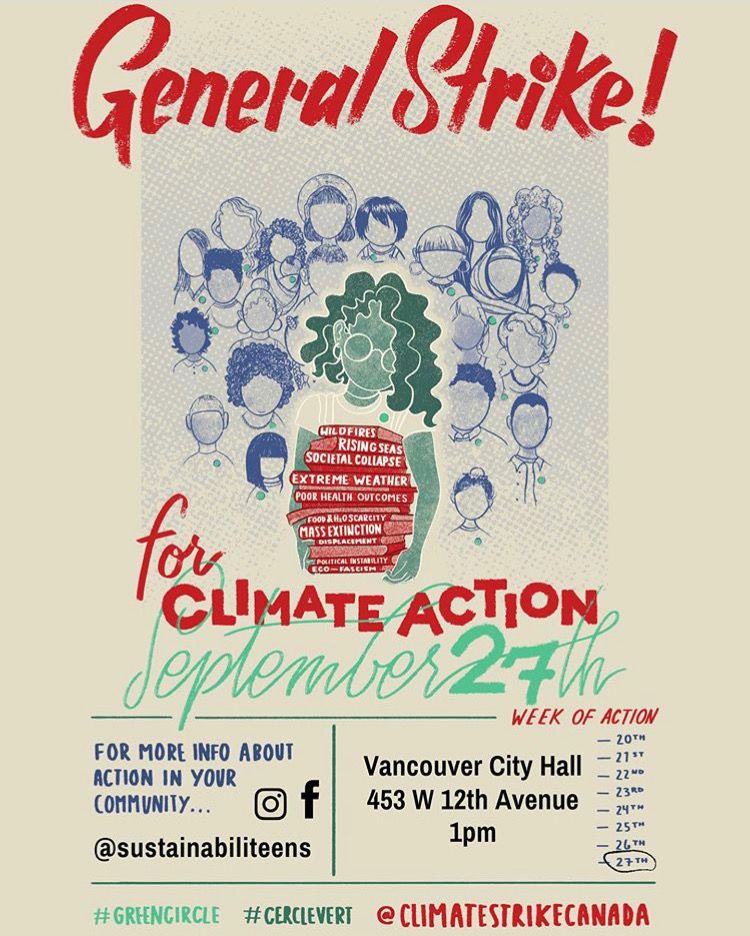 #ICYMI This week we're showing our support to the youth-led global climate strike by closing our Granville Island store from 1-4pm on Friday 27th September. 🌎✊ #climatestrikeyvr #climatestrikecanada <a href="/sustainteens/">Sustainabiliteens</a>