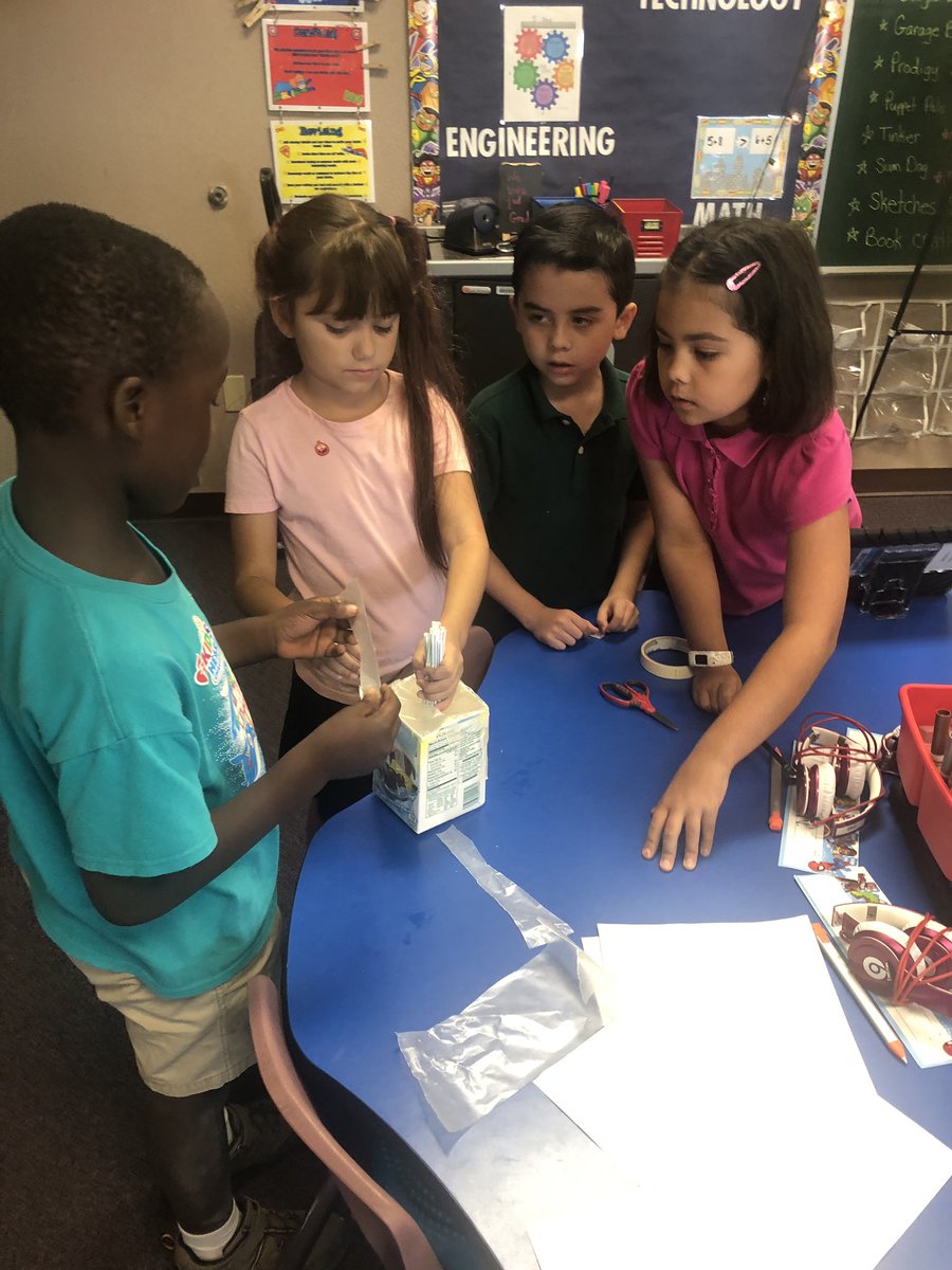 MrsPJhoog's tweet photo. Creating our plant packaging to send to Northern Cal. using the 5 step engineer design process. #EiE #GatorsAreAmazing  #2ndGators #GSA2019 https://t.co/IxaPR8Bt8r