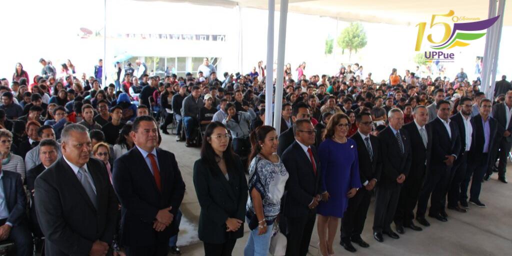 UPPueblaOficial's tweet photo. Inauguración y ceremonia cívica del 15 Aniversario de la UPPue, donde la rectora, la Mtra. Mayra Angélica Sánchez García tuvo el honor de estar acompañada por autoridades del Estado de Puebla.
¡Felicidades Búhos Blancos!
Somos #OrgulloUPPue
#15AniversarioUPPue
@mayrusmayrus7 https://t.co/1GzWfZy1pC