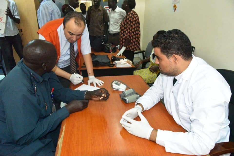 Stc3E's tweet photo. The main laboratory of the central laboratories was also provided with a PCR device and training of South Sudan cadres to conduct PCR tests to confirm the positive cases detected during the survey.
 In addition to holding lectures and workshops in medical analysis. https://t.co/BoFNc8nWWF