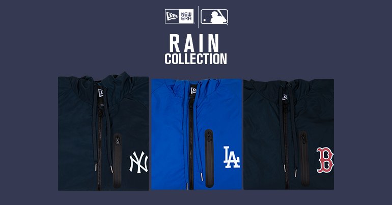 NewEraMx's tweet photo. Con estos windbreakers y gorras ni la lluvia te detiene. Prueba la tecnología water-repellent de la #RainCollection 💦🚫
Ya en New Era Online https://t.co/BMGEXBg6N9, New Stores https://t.co/BjmImAEngt, @liverpoolmexico, @innovasport, @DeportesMarti y @dportenis.
#NewEraMéxico https://t.co/IeOwOr0Lcl
