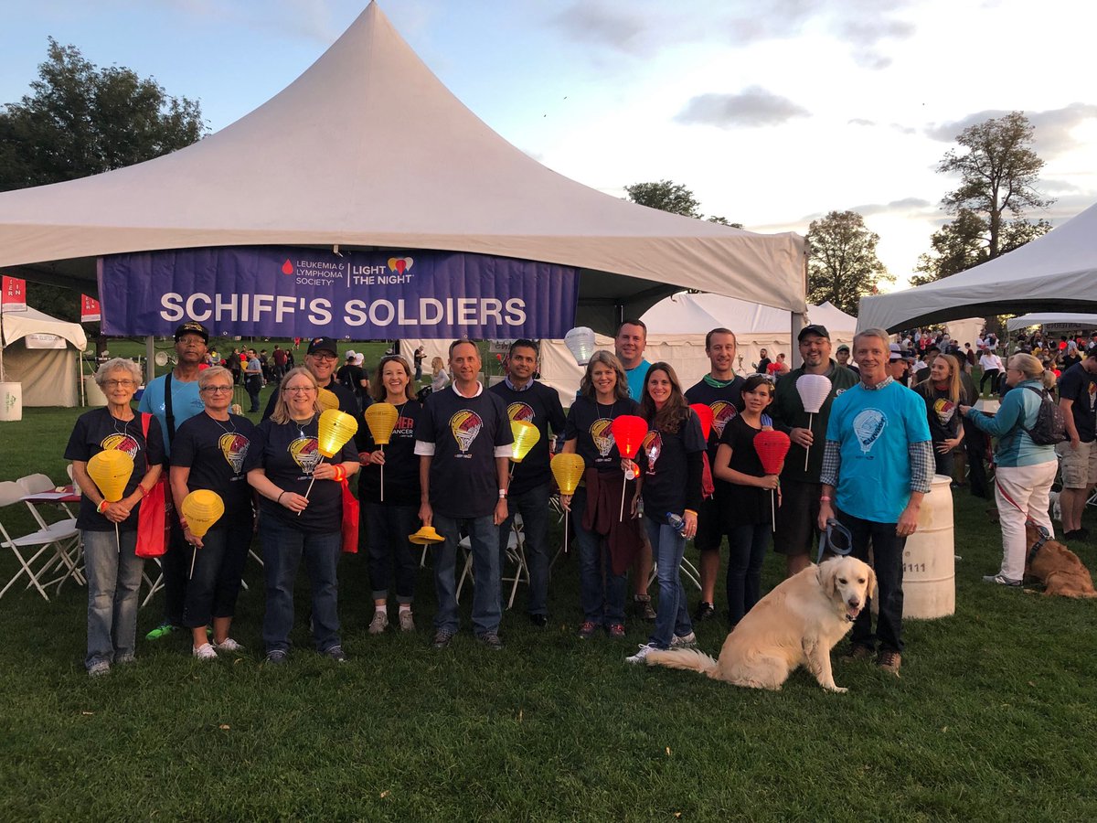 Our team #schiffssoldiers <a href="/oracle/">Oracle</a> volunteers #lightthenight fighting leukemia and lymphoma!   #lls $32K raised and counting.
