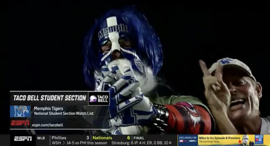 BarstoolBigCat's tweet photo. No one loves Memphis as much as this guy https://t.co/NaxRkntGPa