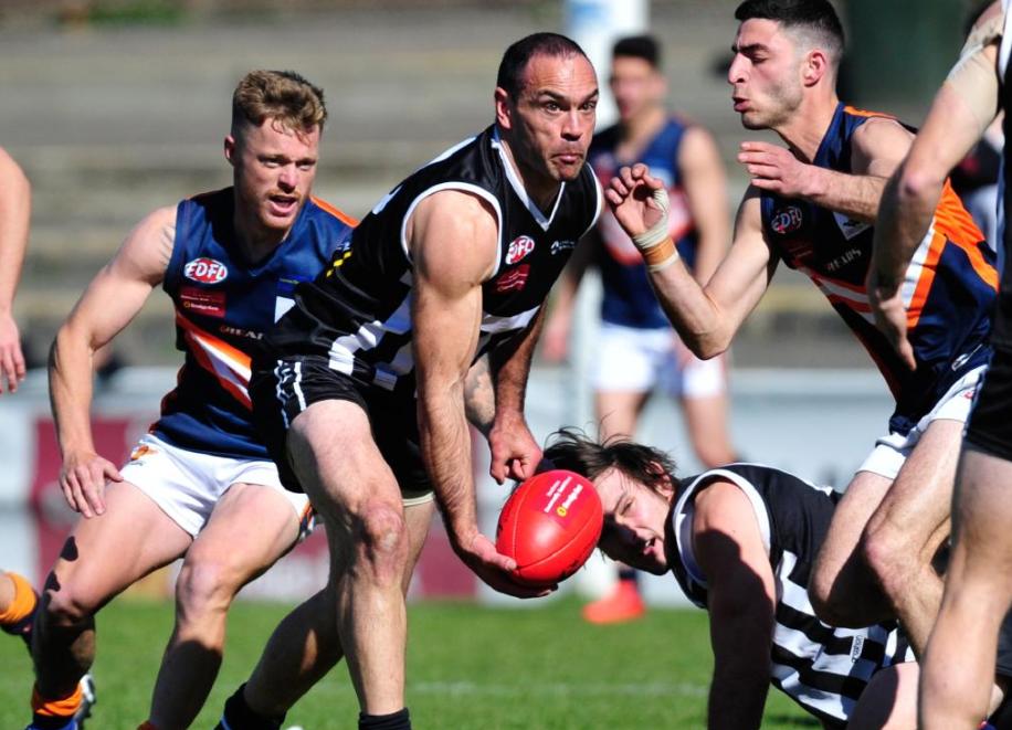 localfooty's tweet photo. Ex-AFL man Cory McGrath has claimed an EDFL best-and-fairest award at the age of 40: https://t.co/n406uXS3o3 https://t.co/CbWtnC3qQy
