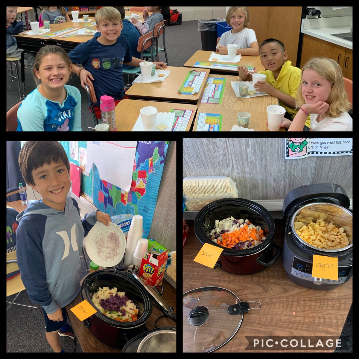 Jena Ziebell (@teacherziebell) on Twitter photo Everyone was busy today in our room. We made homemade potato soup & applesauce for our farm day feast. 🍎 🍏 🥔 🍲 <a href="/nicksofio/">Nick Sofio</a> <a href="/AlbertLeaSchool/">Albert Lea Schools</a> Everyone was busy today in our room. We made homemade potato soup & applesauce for our farm day feast. 🍎 🍏 🥔 🍲 <a href="/nicksofio/">Nick Sofio</a> <a href="/AlbertLeaSchool/">Albert Lea Schools</a>