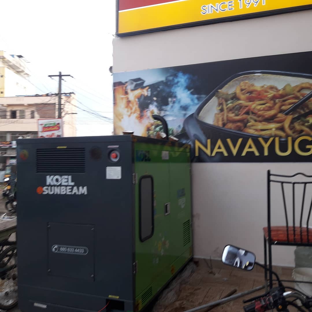 srinivasagenset's tweet photo. Recent Project Completed for 15kVA KOEL iGreen Diesel Generator Set at Navayuga Fast Foods, Eluru, West Godavari, Andhra Pradesh 

For more details visit us https://t.co/5NeryDyI7r or call us 9581633000 #eluru #hanumanjunction #krishnadistrict #kaikalur https://t.co/dPQ8IbfTBX