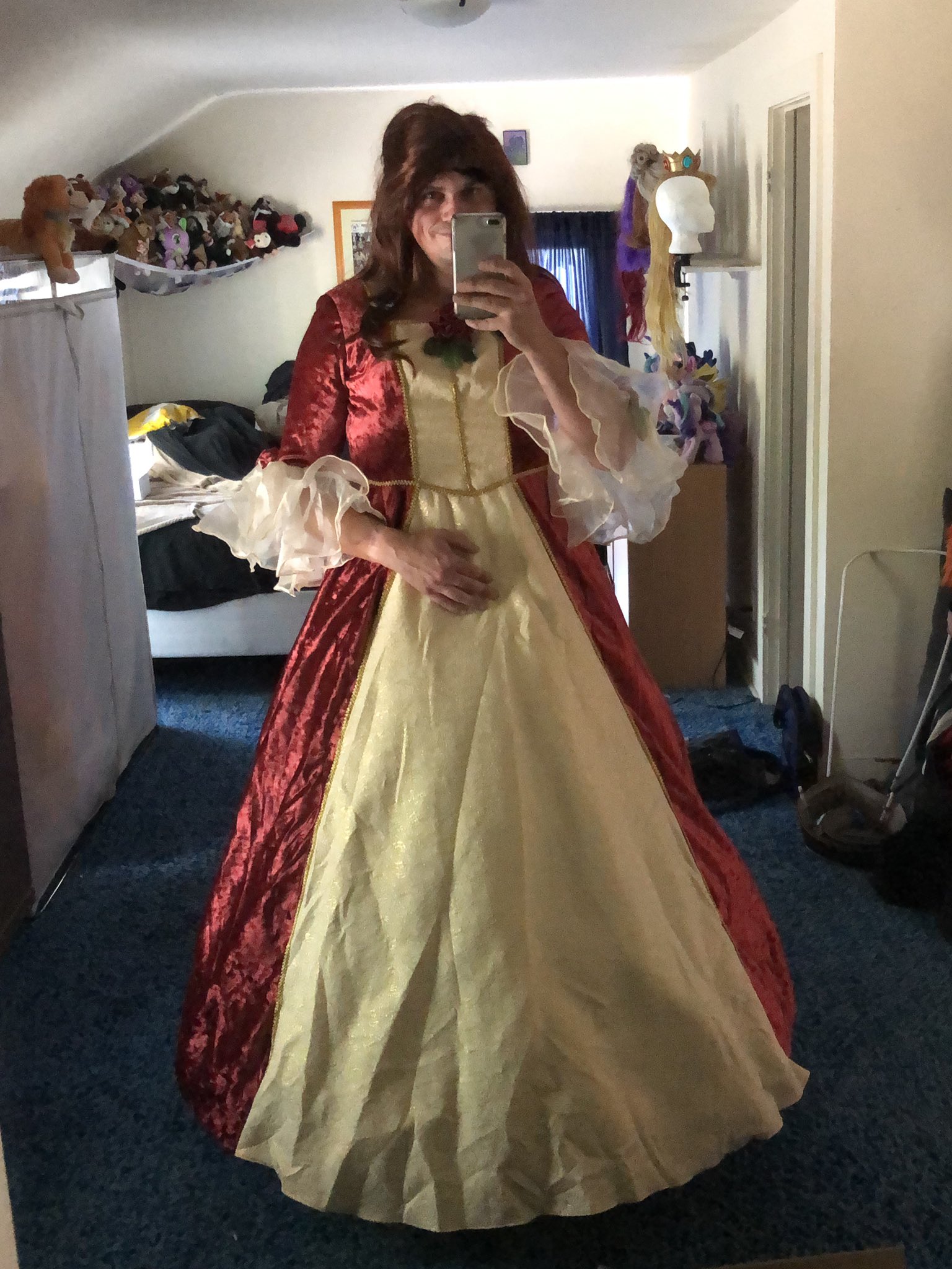 belle christmas dress