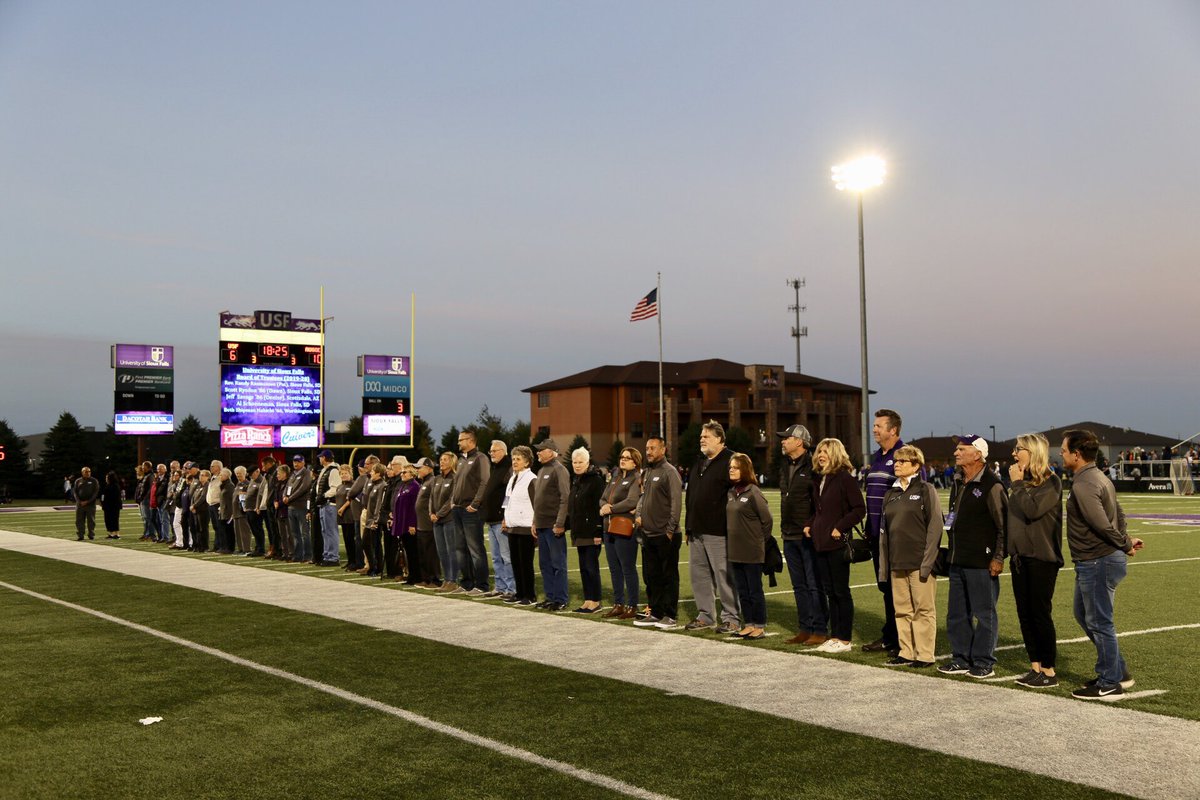 We recognized an outstanding group of trustees at tonight’s football game. Grateful for the leadership this team provides!