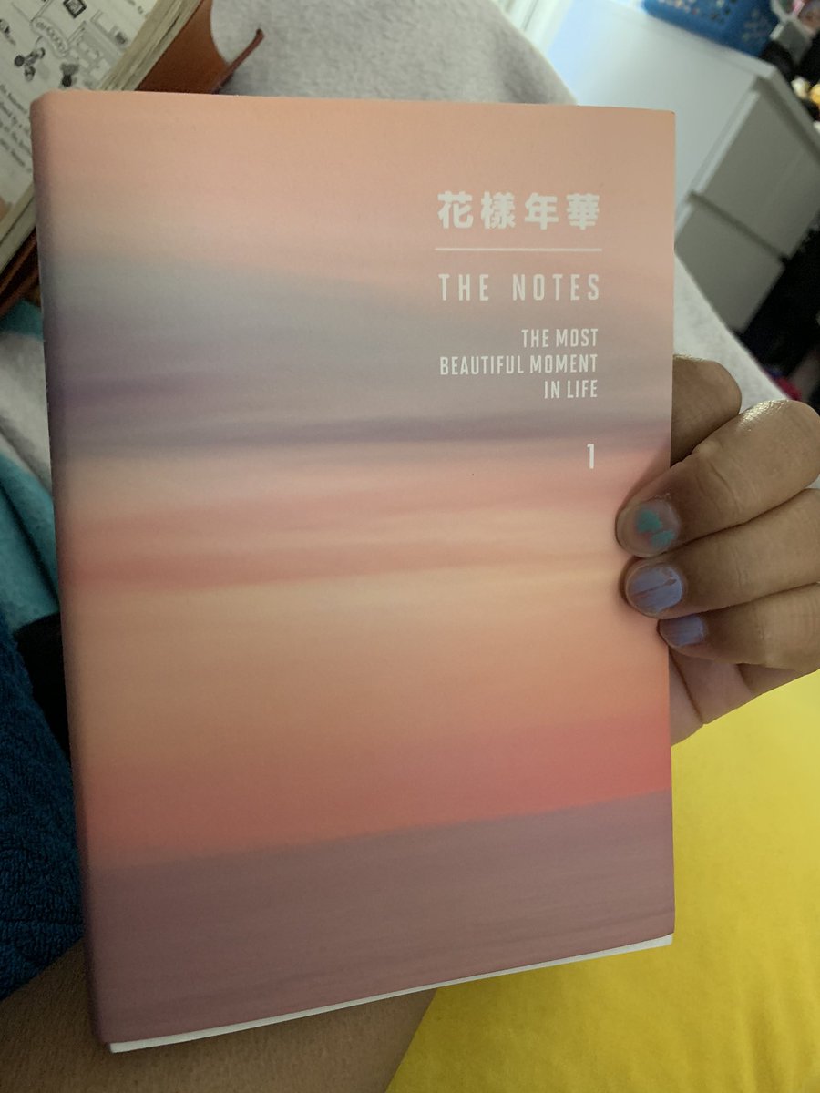 AngieGraceLA's tweet image. Decided to read this instead...finally! @BTS_twt #TheNotes