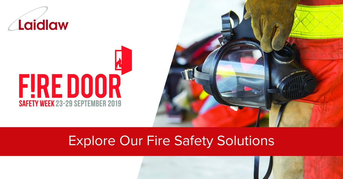 All too often, the importance of specification and maintenance is neglected and fire doors are incorrectly specified, ill-fitting, propped open, damaged or badly maintained. Laidlaw has a range of fire safety solutions, read more here: ow.ly/swec50wojdX #FireDoorSafetyWeek