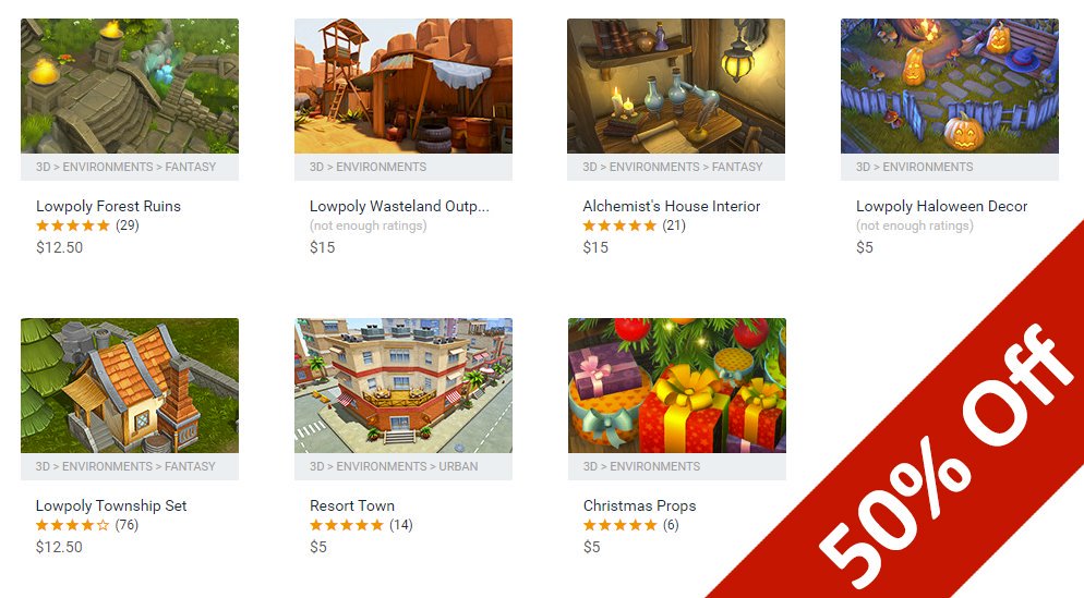 My Unity assets are discounted now! Only two weeks 50% OFF!

assetstore.unity.com/publishers/9175

<a href="/AssetStore/">Unity Asset Store</a> 

#Unity3d #unity #gamedev #indiedev #madewithunity #sale #discount #SpecialOffer