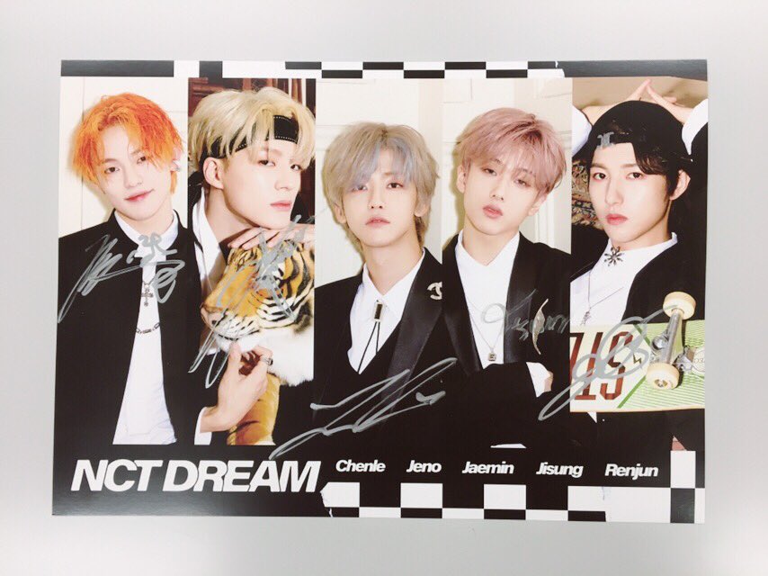 NCTDREAM 直筆サインKMF