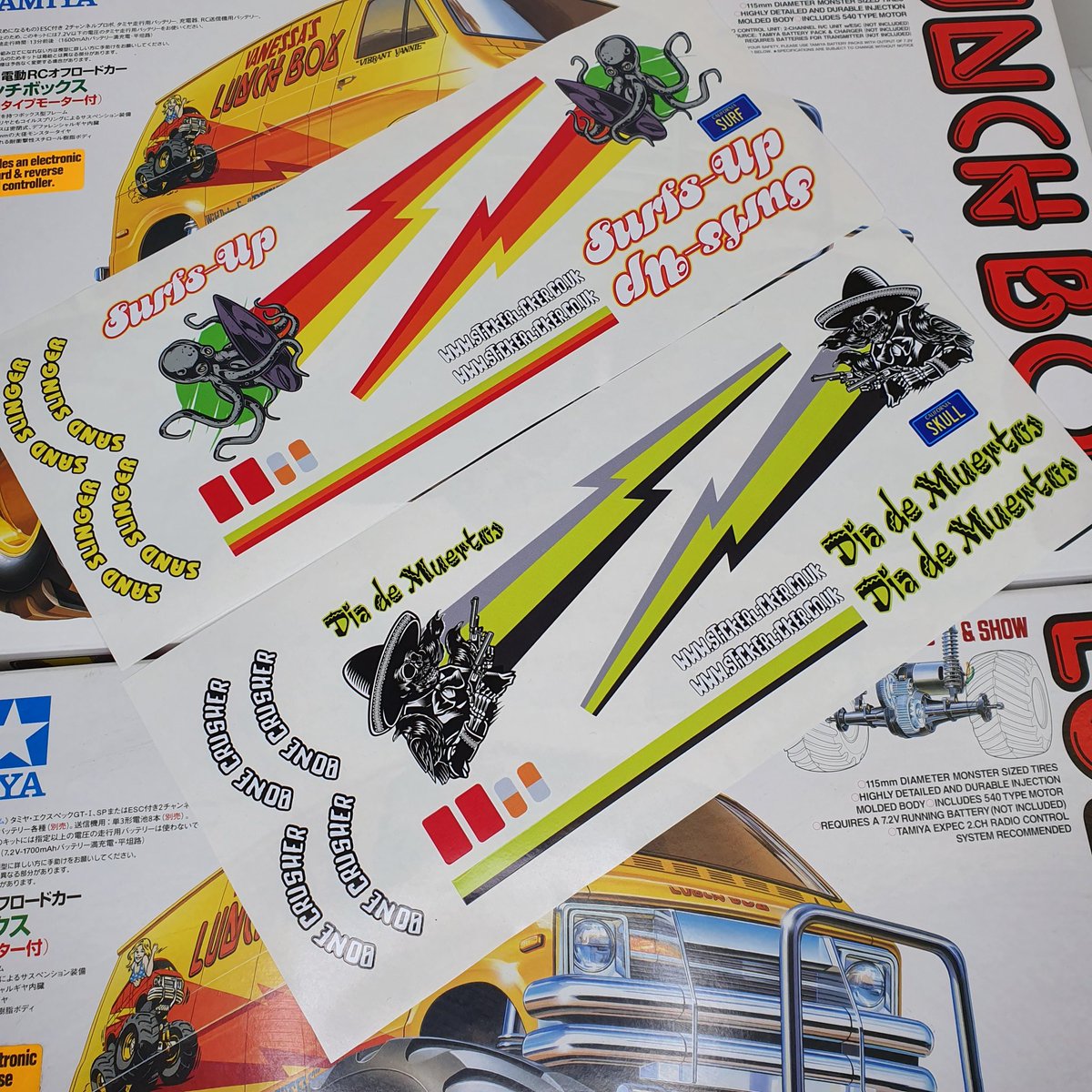 Stickerlicker_'s tweet image. Vinyl Stickers to fit Tamiya Lunchbox 
Available in 6 designs from stickerlicker.co.uk

#tamiya #lunchbox #tamiyalunchbox
#rctrucks #vintagerc #vintagerccar #tamiyaworldrc #vinylstickers #retrorc #rc #rcmonstertruck #monstertrucks #radiocontrolledcar #rcdecals #decals