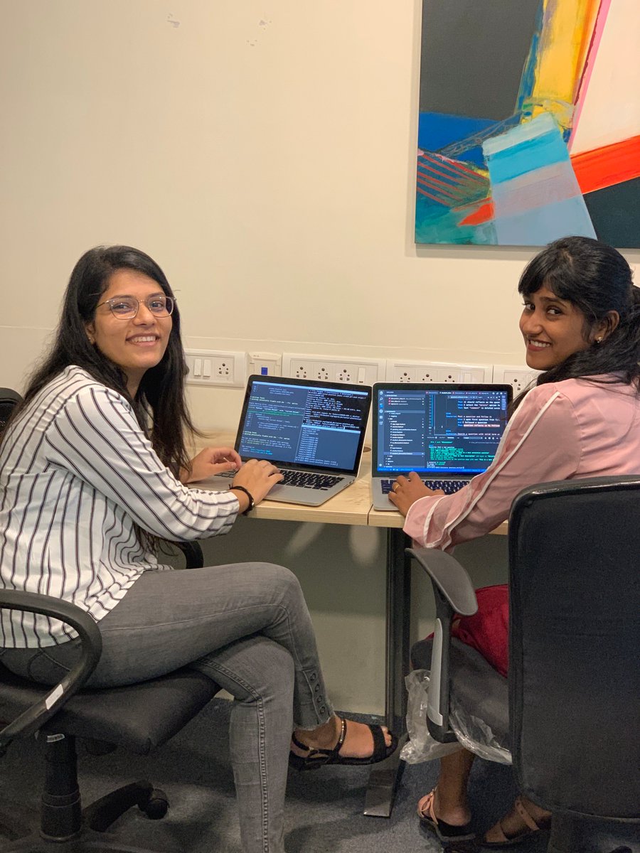 upGrad_edu's tweet photo. Our in-house Developer-Tester duo, ๐๐๐ฌ๐ฆ๐ข๐ง๐ ๐๐ข๐ซ๐๐ข - Software Engineer and ๐๐ก๐ฎ๐ค๐ซ๐๐ง๐ข ๐๐ข๐ฅ๐ฅ๐ โ Sr. Software Development Engineer (Testing Department) at upGrad.
Read: https://t.co/TF2dEG3dbL
#HumansOfupGrad #LifeAtupGrad #WomenInTech https://t.co/xqs32U38jk