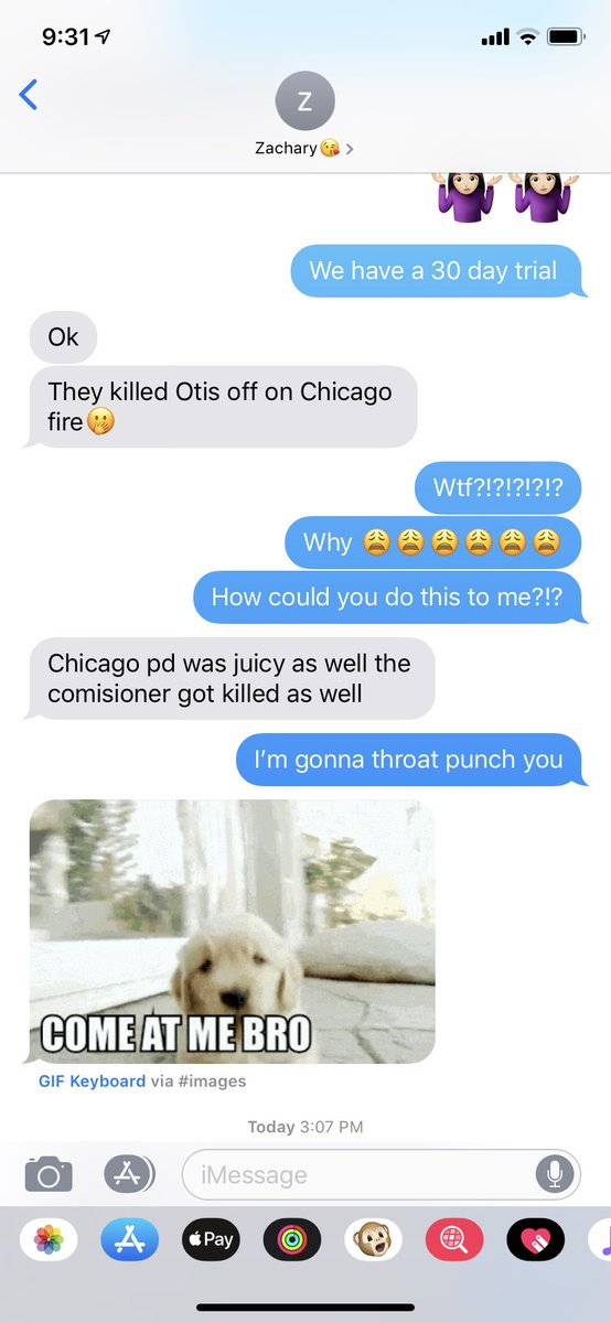 My husband. The asshole. Went from talking about our new internet service to BAM. His traitorous self watched our shows live last night instead of tonight with me like planned. <a href="/NBCChicagoFire/">Chicago Fire</a> MY HEART! 😭😩😩 how could you?! #NeedTimeToHeal #ChicagoFire #CriedTheWholeTime