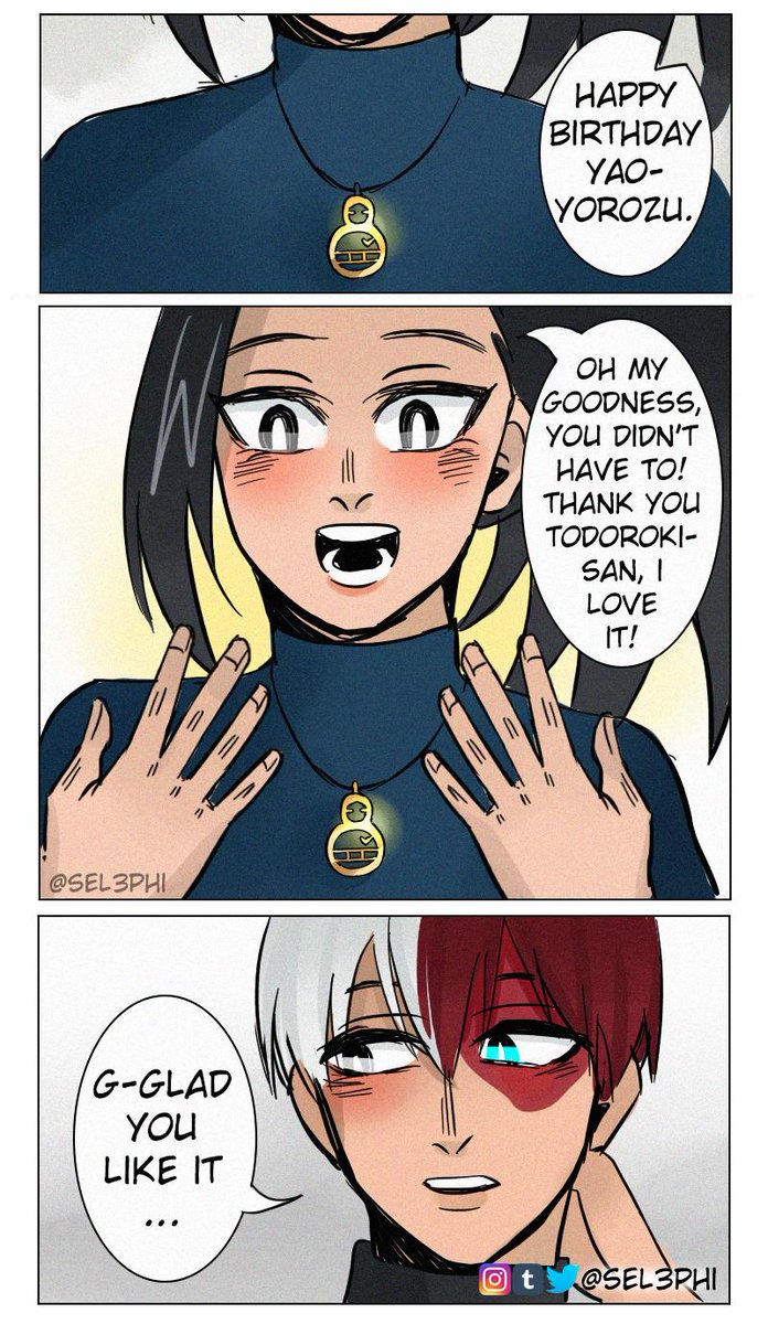 haha sike...yaomomo bday comic pt 2
#轟百 #TodoMomo #BnHA 