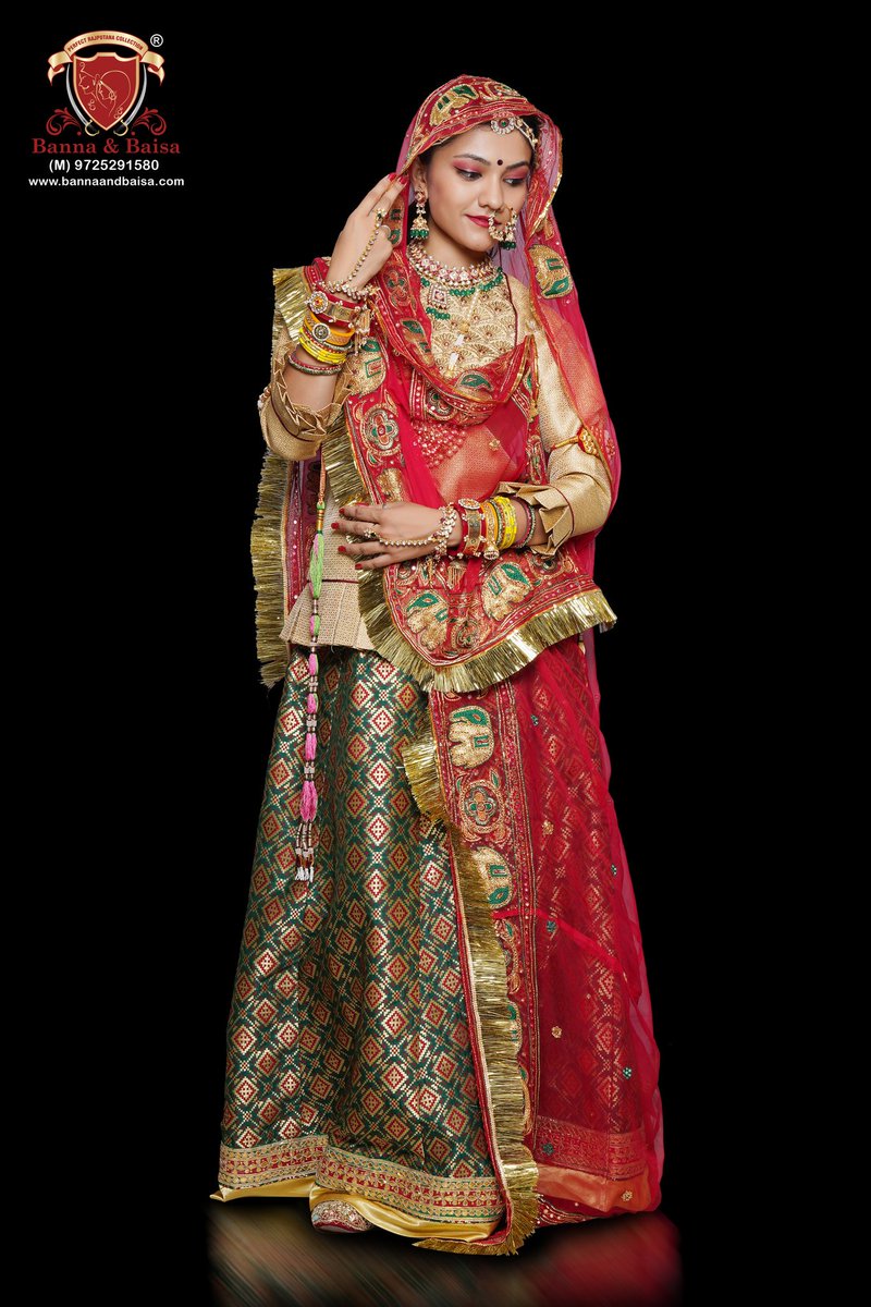 rajputi poshak dulhan