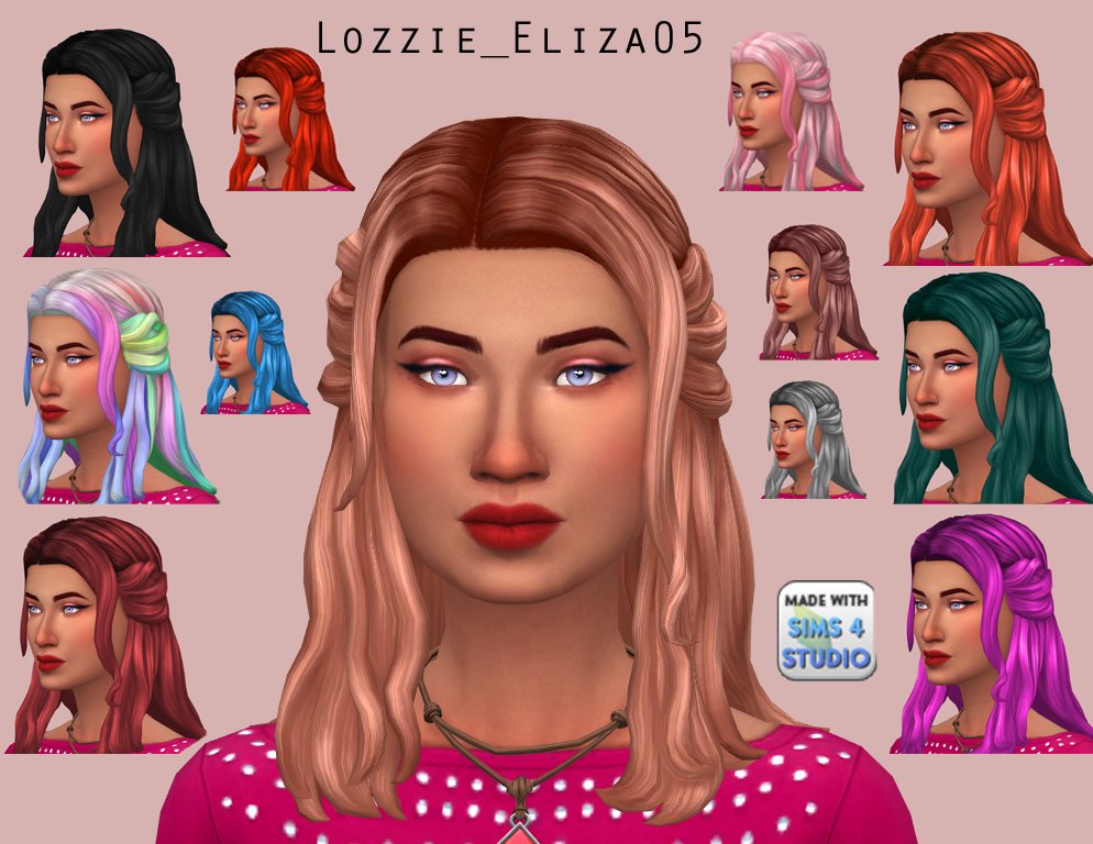 sims 4 ombre hair maxis match sims 4 ombre hair maxis match