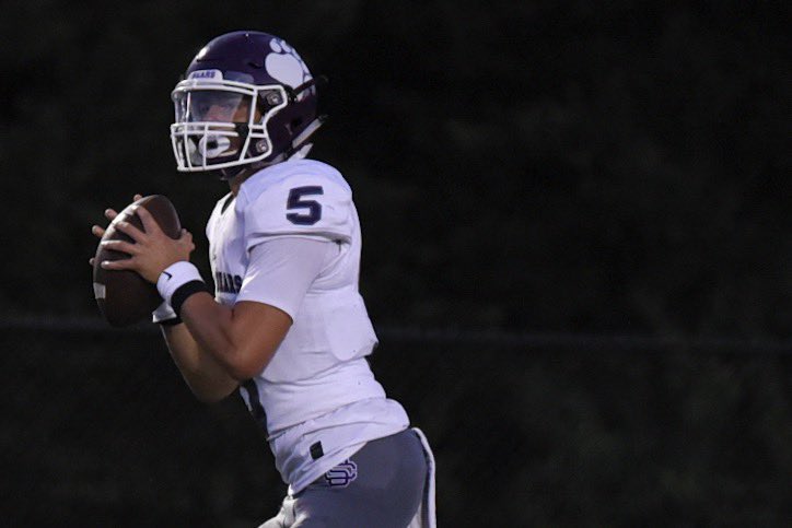 5StarPreps's tweet photo. WHAT. A. GAME.

@SCHSSmokyBears football won a wild one Thursday night, as sophomore QB Colin Shannon and WR @Bhurst2020 couldn’t be stopped. 

And some odd events led to and happened in overtime.

STORY ➡️ https://t.co/QYgDz5FDQi https://t.co/mEeQCJRJWK