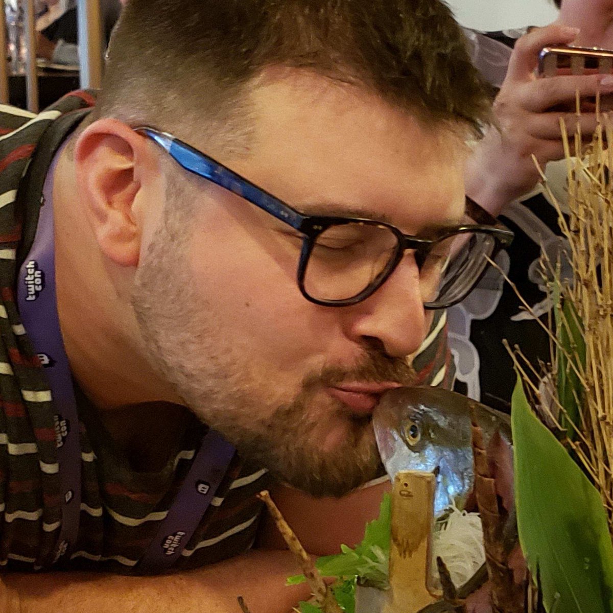 BeetleBombTV's tweet image. It&apos;s tradition to thank your sushi after you eat it.

Dome-o Oregano, Mr. Fish

#TwitchCon2019 #ihaveproblems