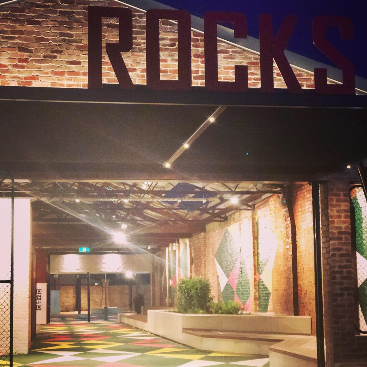 liveworkbehappy's tweet image. Fantastic finished Rocks Laneway in good ol’ Gero city. Nice bit of vibrancy, art, community space and accessibility achieved all in one go.