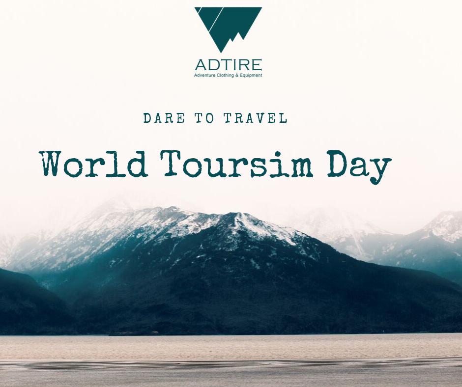 AdtireIndia's tweet photo. Happy World Tourism Day!
This year's theme is ‘Tourism and Jobs: A better future for all’.
We Adtirekar Dare you to Travel and keep going on adventures for a better future of the Tourism Industry! 
#adtire #adventures #worldTourismDay #India #tourism #keeptraveling #keepexploring https://t.co/ShRmRLqD0U