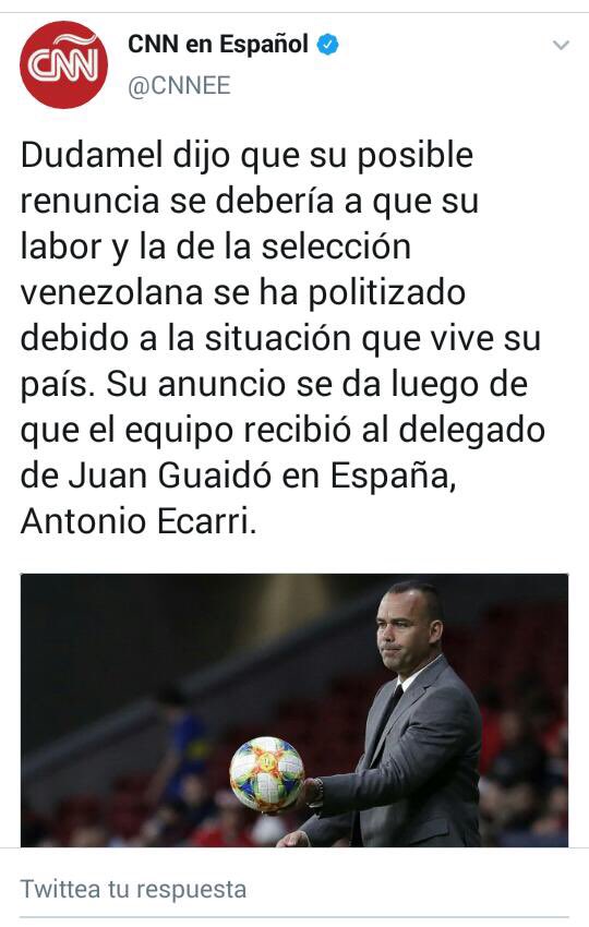 Medicensami's tweet photo. Yo creo que la posición Política de Dudamel la conoce todo el país #Dudamel https://t.co/gJgaXEY0tf