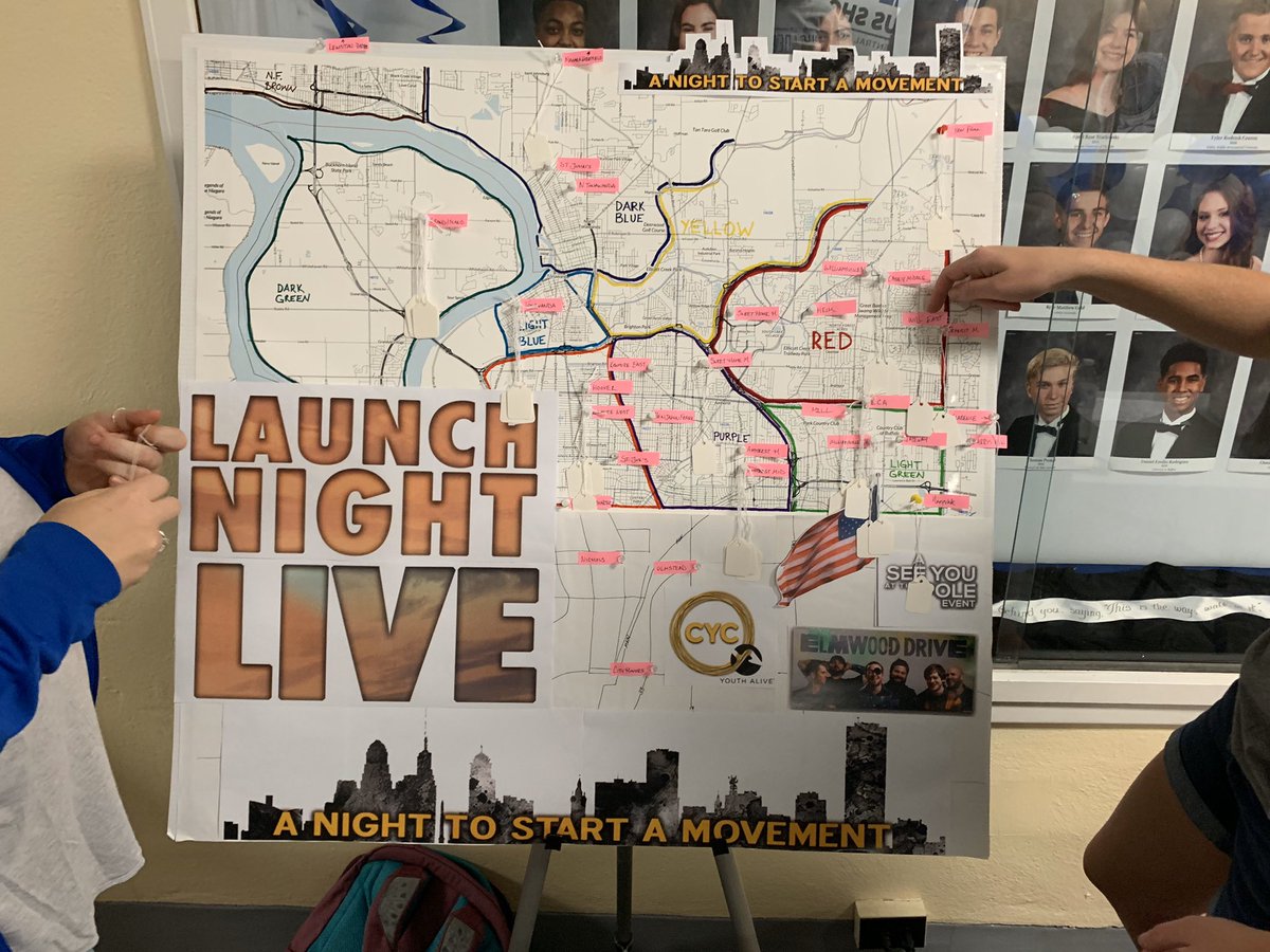JohnGinnan's tweet photo. #LaunchNightLive was born! 50 students from 10 churches &amp; 24 schools made commitments to start a movement on their school campus!

Huge thanks to @AdamWilliams95 &amp; @claimyourcampus @kaitlynivancic &amp; Buffalo Niagara area leaders who #shapeageneration of #studentsreachingstudents! https://t.co/fojwejtsTI
