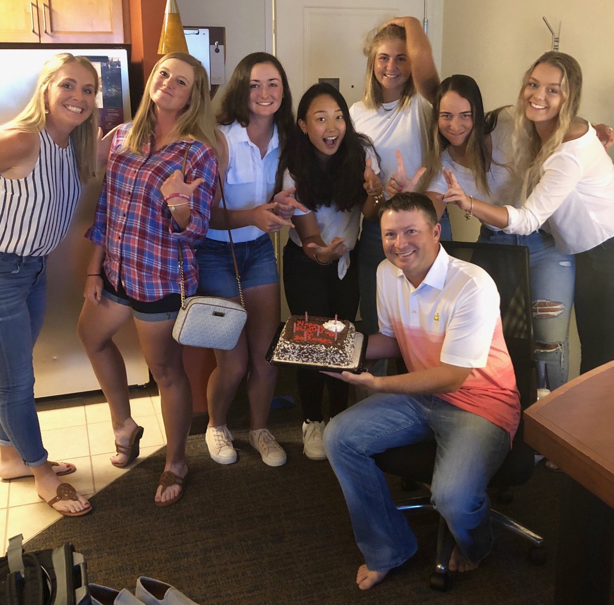 Happy Birthday to the guy who always has the best shoes 👟<a href="/ShortGameG/">Gerrod Chadwell</a> Thanks for putting up with all us girls and for your down to earth leadership 👊🏻 #youdaman