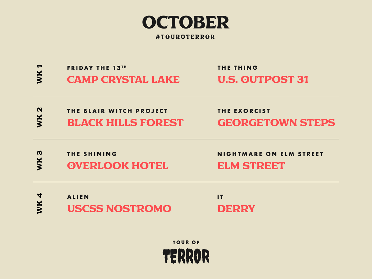 dribbble's tweet image. Tour of Terror | October Challenge by @tylerfortune8 bit.ly/30ACGvS

#tourofterror #multishot #dribbble #dribbblers #design #illustration #lettering
