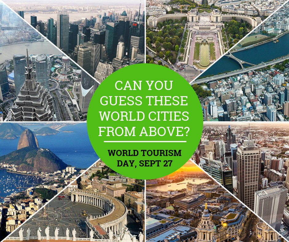 Can you guess the cities in this picture?

Celebrate #WorldTourismDay! #Travel

#TourismEntrepreneur #TourismIndustry #HappyTourism #TourismStartups #Tourism #startupdialogue @startupdialogue @BilalMirza