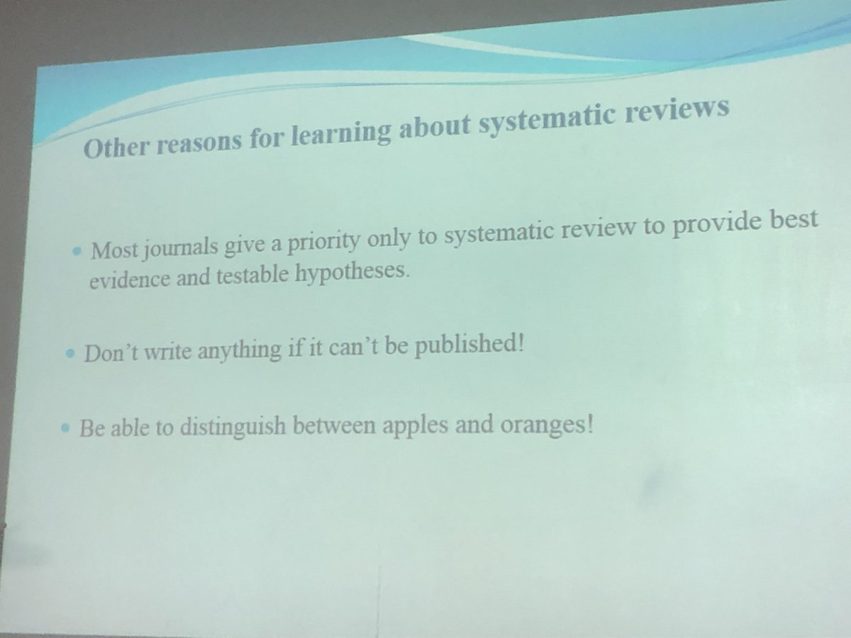 ProfSomashekhar's tweet photo. Great start to @iapneocon2019 with a workshop on systematic reviews by Dr. S Patole. #iapneocon2019 https://t.co/9sAdtDTiF7